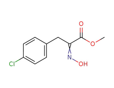 3-(4-chlorophenyl)-2-(N-hydroxyimino)propanoic acid