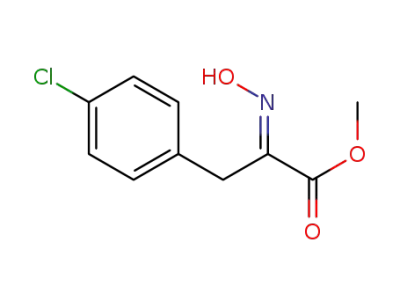 (E)-methyl 3-(4-chlorophenyl)-2-(hydroxyimino)propanoate