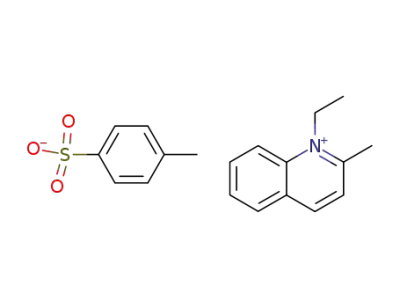 1-ethyl-2-methylquinolinium toluene-p-sulphonate