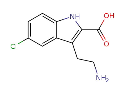 3-(2-aminoethyl)-5-chloro-1H-indole-2-carboxylic acid